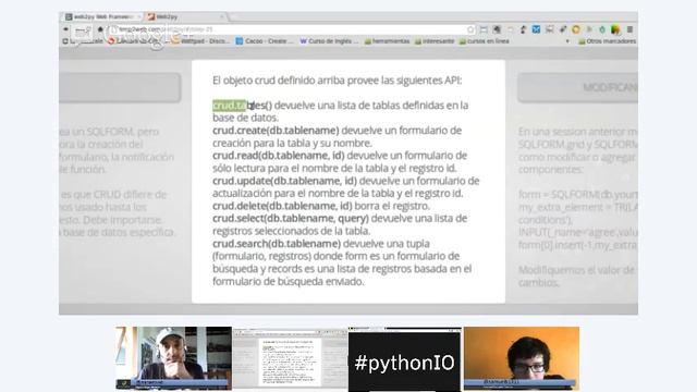 Segundo round de web2py #PythonIO