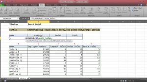 Excel - Lookup Function Training #2 - Using Vlookup to find Exact Matches