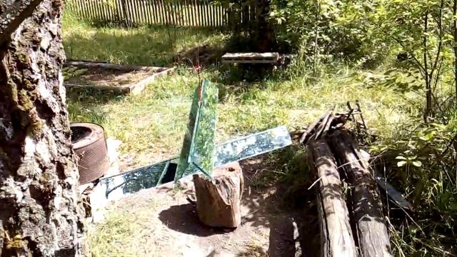 Зеркальный отпугиватель птиц. Птицы и соседи в шоке! смотреть онлайн