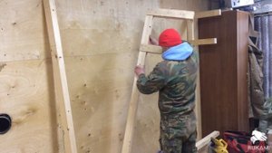 Обустройство мастерской #2. Компактный стеллаж для хранения дерева (досок) и листов фанеры