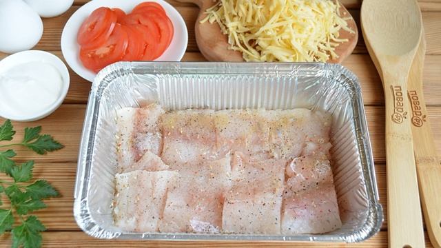 Рыба по-французски на ужин