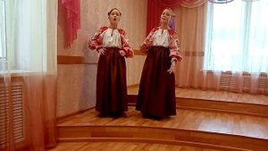 Душутины-Герберт Валерия и Ульяна. "Ой, дак во зеленом во бору", северная скоморошина