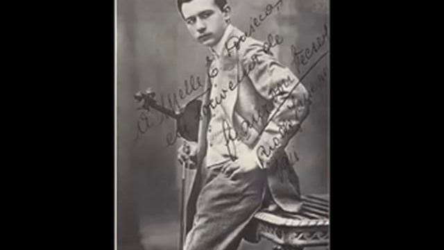 Franz von Vecsey plays his Caprice #2,﻿ "Cascade"  in F#!