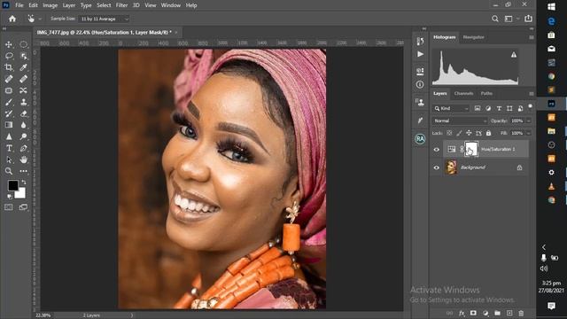 Fix Skin Tone with One Adjustment Layer in Photoshop смотреть онлайн