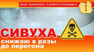 СИВУХА! Что это такое и как ее уменьшить в разы еще до перегона! Опасная или полезная?!