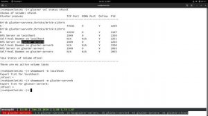 Lab: Montando Volúmenes Gluster via nfs