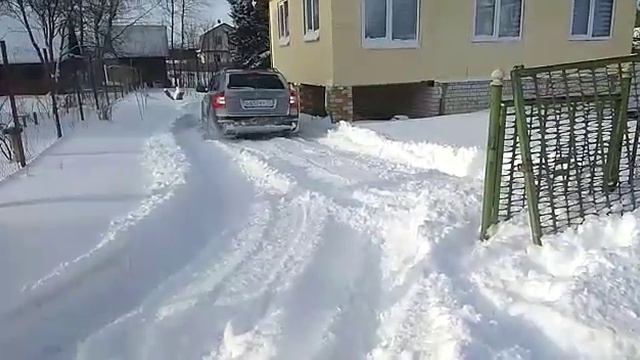 Skoda Octavia Scout по снегу. смотреть онлайн