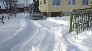 Skoda Octavia Scout по снегу.