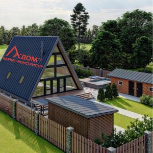 ОБЗОР 3D-МОДЕЛИ ДОМА AFRAME 9,2х13