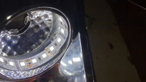 !СВЕТОДИОДНЫЕ ДХО НА СКУТЕР D.I.Y. !