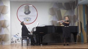 Ж.Б. Лойе "Соната" ми минор 1 часть, флейта, Романенко Ульяна