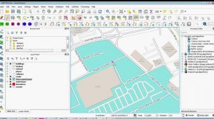 Reshaping with Trace in QGIS.
