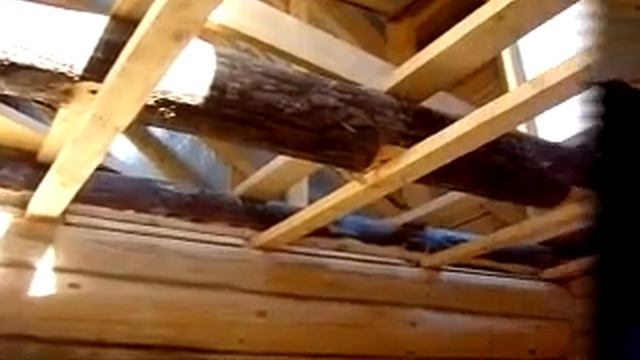 Копия видео Дом из бревна. Внутренняя отделка сруба после усадки. смотреть онлайн