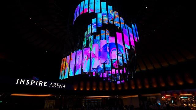 AURORA Huge LED Display of Inspire in Korea _ Media Art