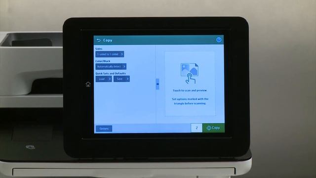 Making a Copy & Adjusting Copy Settings on HP Enterprise MFPs with FutureSmart 4 | HP Printers | HP смотреть онлайн