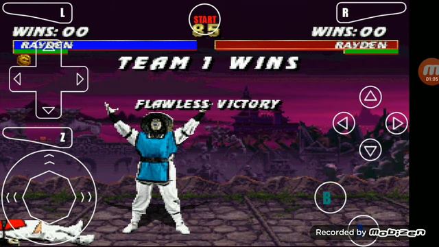 показываю пару приёмов в Ultimate Mortal Kombat Trilogy (Рейден и скорпион) смотреть онлайн