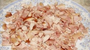 Салат Невеста с копченой курицей