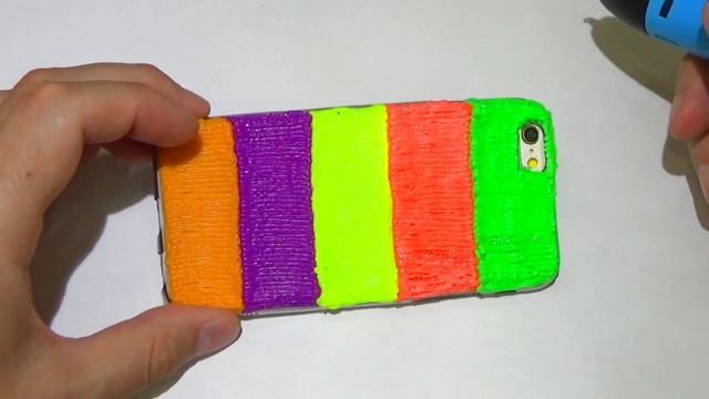 DIY 3D РУЧКА ЧЕХОЛ НА АЙФОН 6 СВОИМИ РУКАМИ НАРИСОВАЛ 3D РУЧКОЙ смотреть онлайн