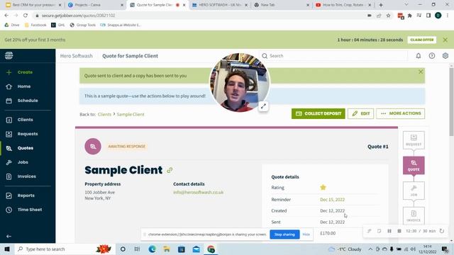 JOBBER The BEST CRM For A Service Business, how to use the platform for beginners смотреть онлайн