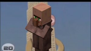 житель из Майнкрафта поет песню don't be racist i am a building gif