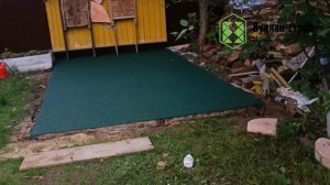 Укладка бесшовного резинового покрытия в городе Ижевск