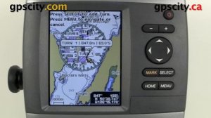 Garmin GPSMap 4XX Video Manual - Placing a Route using the Map