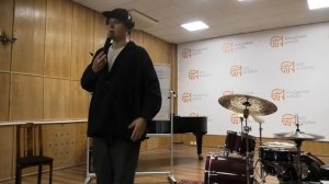 Мастер-класс российского джазового барабанщика, композитора и художника Игната Кравцова.