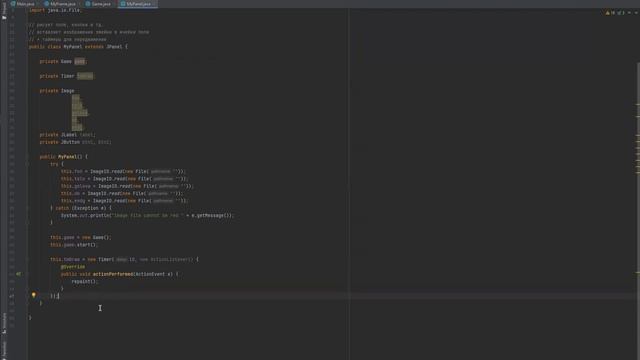 JAVA LESSON 1, PART 3, SNAKE GAME смотреть онлайн