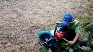 Картинг из бензопилы детский