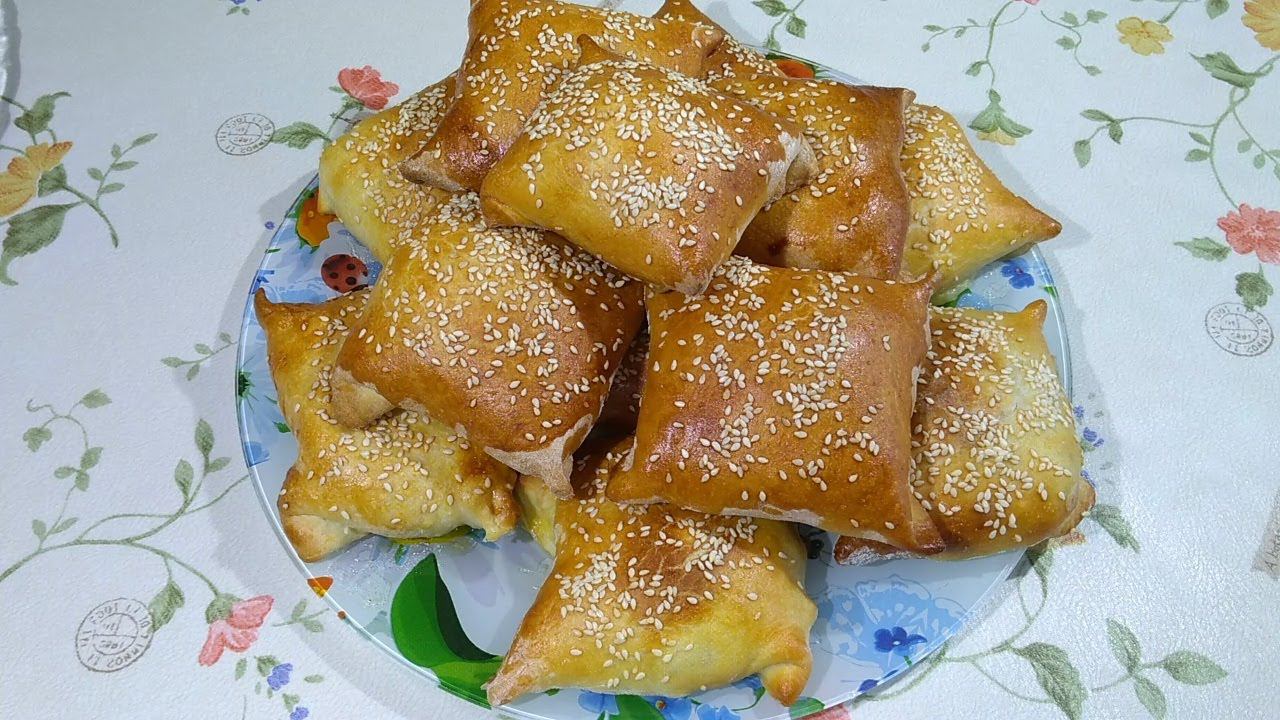 Самса с курицей и тыквой. Очень вкусно.