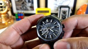 Seiko Astron SSJ015 3X62 GPS Solar Black DLC Titanium
