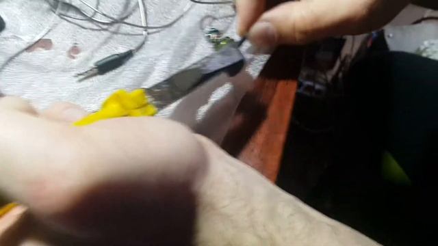 Ремонт наушников Urbanfun HiFi (замена кабеля)