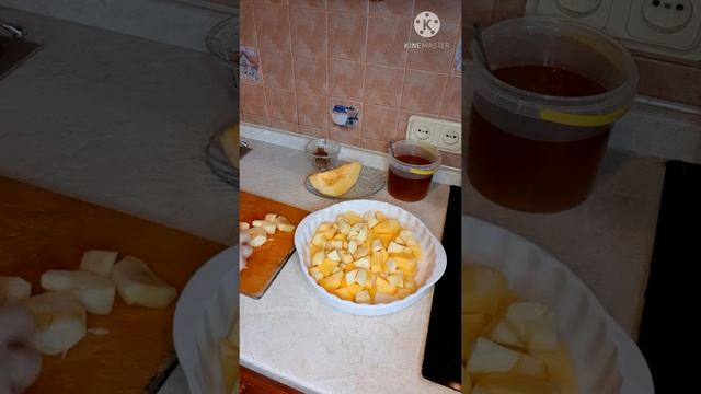 ДЕСЕРТ ,Тыква+Яблоки+Мёд  #домашняякухня #еда #десерт #десерттыкваяблокимед #Тыква #яблокизапеченые
