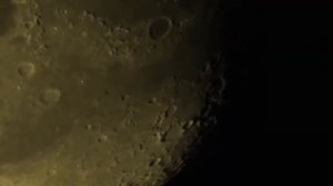 A moon through the Maksutov Levenhuk Skyline PRO 90 MAK Telescope  3.11.22