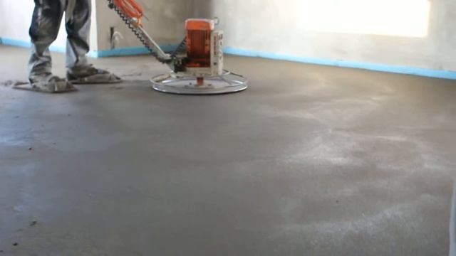 Стяжка пола, полусухая. Выравнивание вертолетом. смотреть онлайн