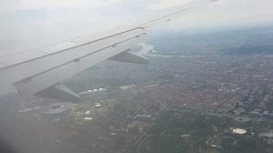 Budapest Ferenc Liszt International Airport landing... (Istanbul - Budapest)