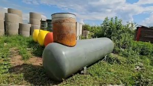 Газгольдер б/у 4.85 куб, 2020 год + редуктор + паспорт