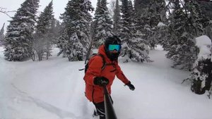 Фрирайд в Шерегеше, ратраки, снегоходы, сноубординг