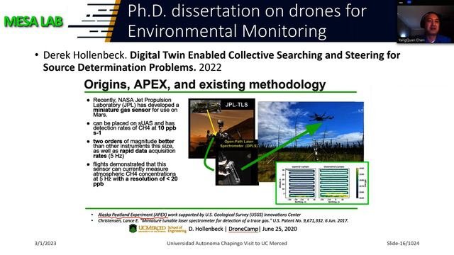 Drone Research Educational Excellence Introduction MESA Lab YangQuan Chen 3 1 2023