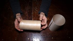 Шпон для поделок, гнём в цилиндр.