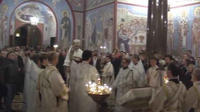 Рождество в соборе свт. Николая в Вене смотреть онлайн