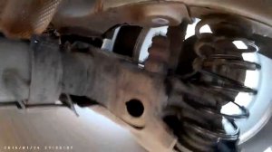 Citroen C Elysee   Работа задней подвески на оригинальных амортизаторах