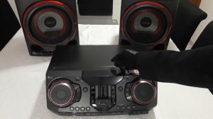 Mini System LG  XBOMM CL87, Bluetooth, 2350W, CD Player FM - Karaokê, USB, Unboxing!