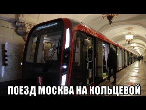 Поезд "Дейна". Поездка по Кольцевой линии от Комсомольской (Против часовой 2 круга).