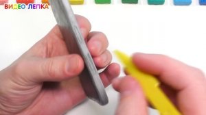 ЛЕПИМ iPhone X - АЙФОН 10 ИЗ ПЛАСТИЛИНА | Видео Лепка
