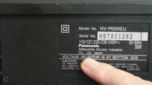 Видеоплеер Panasonic P05, прикасаемся к Истории!