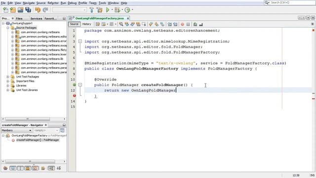 #6. Улучшаем редактор | Плагин для NetBeans IDE