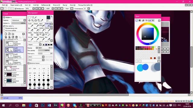 SpeedPaint #39 - Entian Robets [Art Trade] (by Jinx Madness) смотреть онлайн