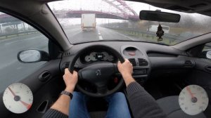 Peugeot 206 2000 | 1.4 75 HP  | POV Test Drive