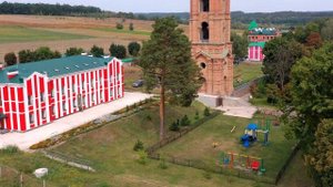 С высоты птичьего полёта.Ризоположенческий мужской монастырь.Томашовка.1